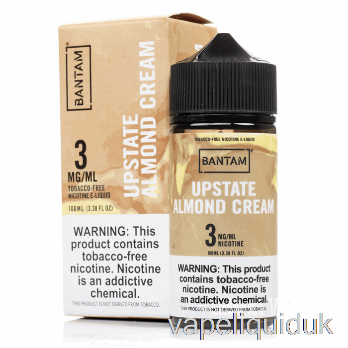 Upstate Almond Cream - Bantam Vape - 100mL 0mg Vape Liquid